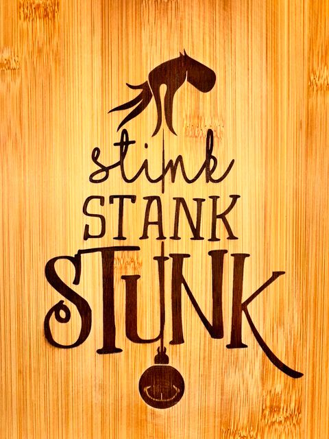 Stink, Stank, Stunk Charcuterie Board