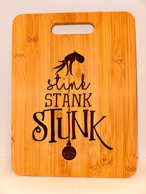 Stink, Stank, Stunk Charcuterie Board