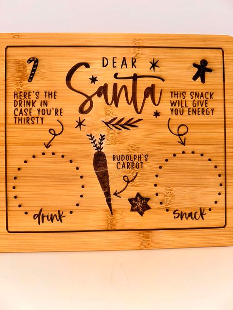 Dear Santa Charcuterie Board